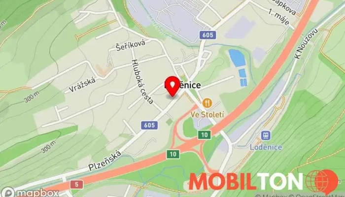 mapa Vietnamská Bistro Restaurace jihovýchodní Asie v Plzeňská 44