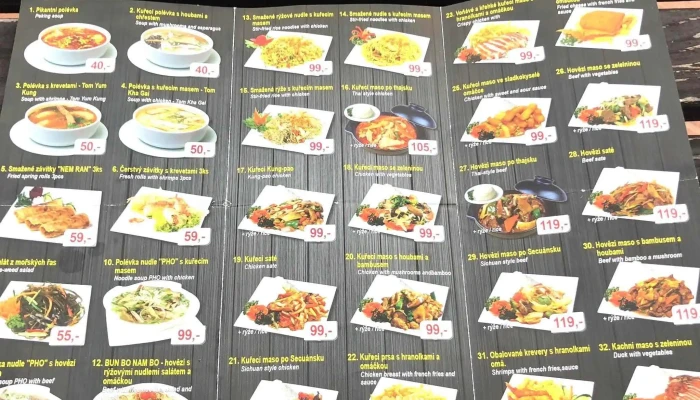 Vietnamska Restaurace Sushi Wok Asian Otevřeno Nyni - Nám. Jana Heřmana 257 56