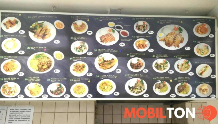 Vietnamske Bistro Bambus Menu - Podmokly