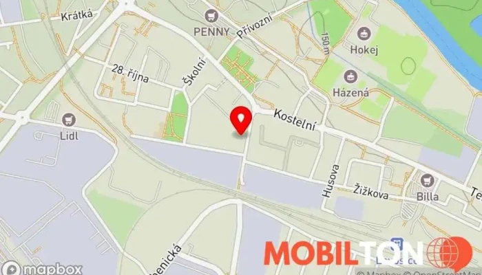 mapa Vinárna Labužník Restaurace v 8. května 22/16