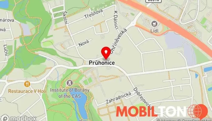 mapa Vinotéka na náměstí Restaurace v Květnové nám. 73
