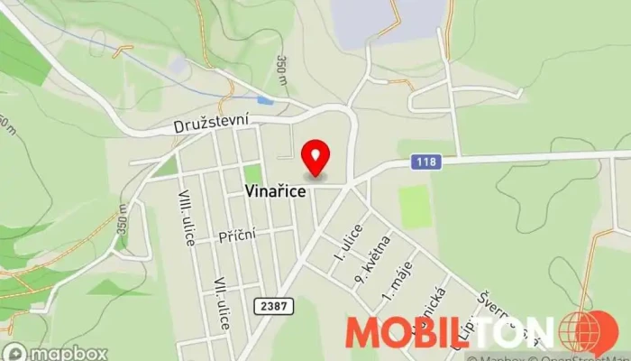 mapa Vládní Restaurace v K Nám. 141