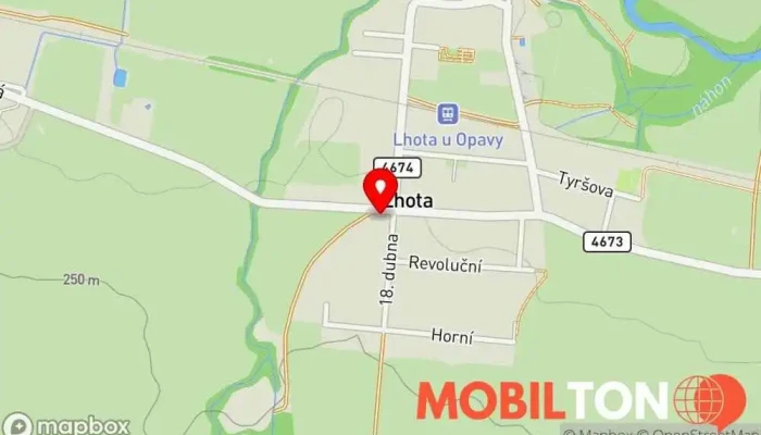 mapa VR MOBiL Opravna mobilních telefonů, Opravy počítačů, Opravna telefonů v Lhota