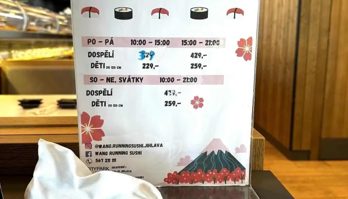 Wang Running Sushi -  Menu - Hradební 01/1
