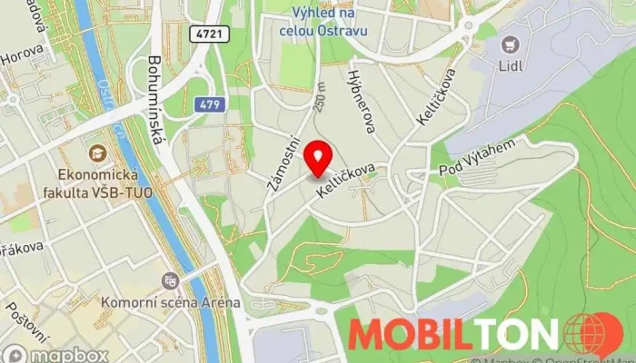 mapa WESTech CZ s.r.o. Prodej mobilních telefonů, Prodej výpočetní techniky v Slezská Ostrava