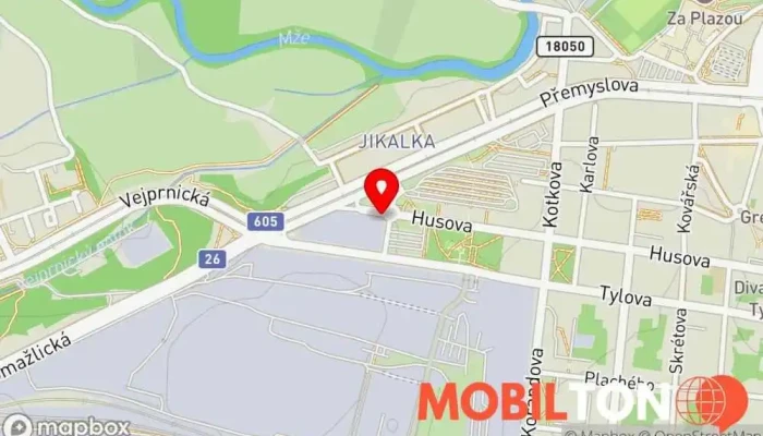 mapa WigiShop - obchod se zábavnou elektronikou a gadgets Prodej mobilních telefonů v Plzeň