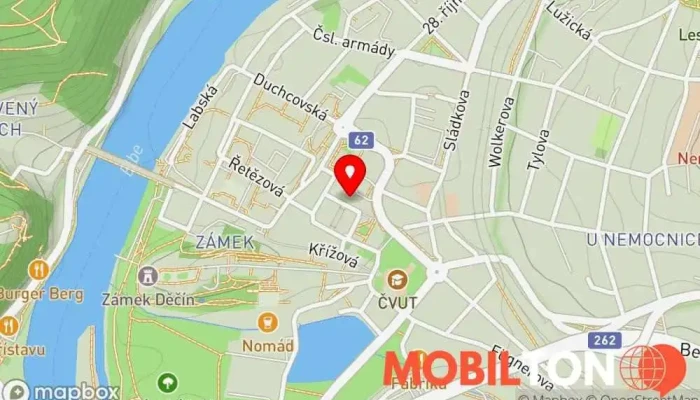 mapa Wok bistro Asijská restaurace v Myslbekova 405 02