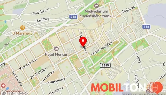 mapa Xinchao restaurant Asijská restaurace v Ulice Váňova 3226