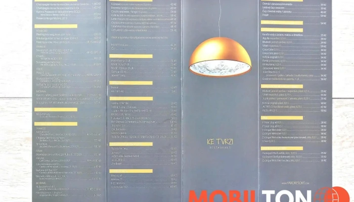 Yard Resort -  Menu - Předboj-kojetice U Prahy