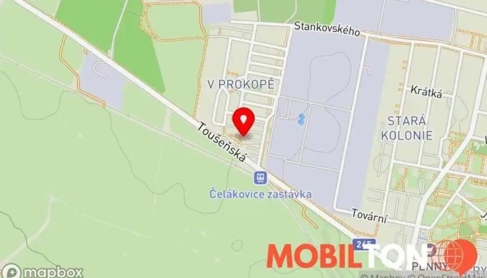 mapa Yuzu Sushi Restaurant Suši restaurace v V Prokopě 1551