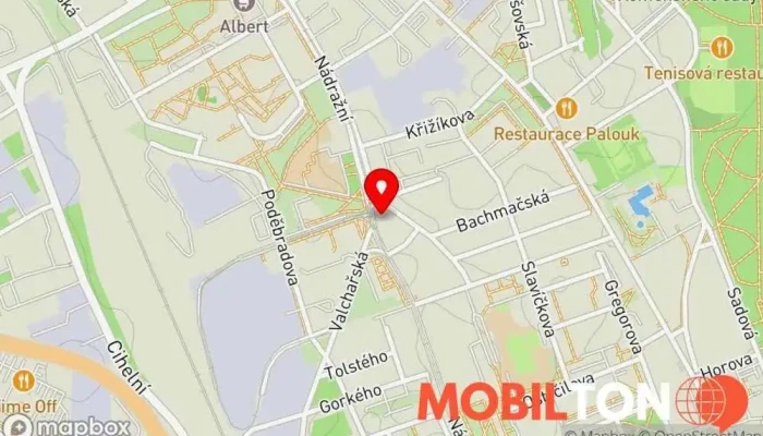 mapa Zákaznické servisní centrum Samsung Opravna mobilních telefonů, Prodejna v Moravská Ostrava a Přívoz