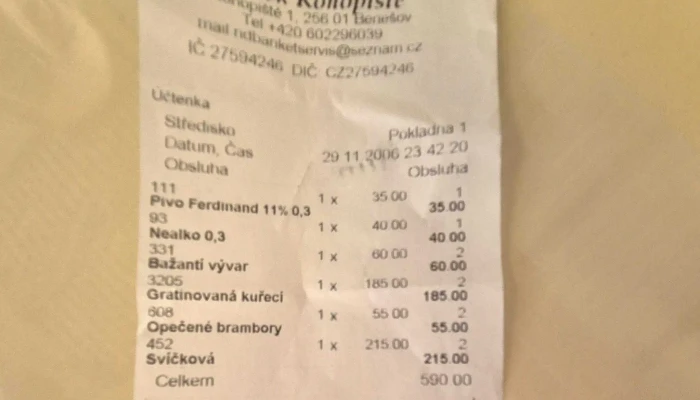 Zamecka Restaurace Konopiste Restaurace - Konopiště