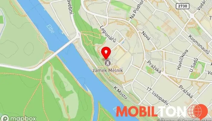 mapa Zámecká restaurace Na vyhlídce Restaurace v Svatováclavská 16