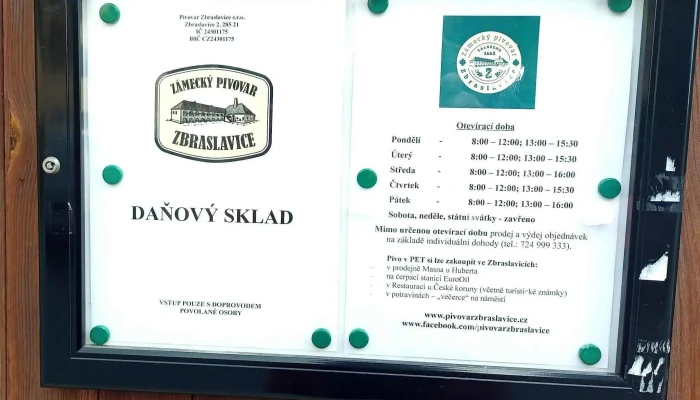 Zamecky Pivovar Zbraslavice Adresa - Zbraslavice 2