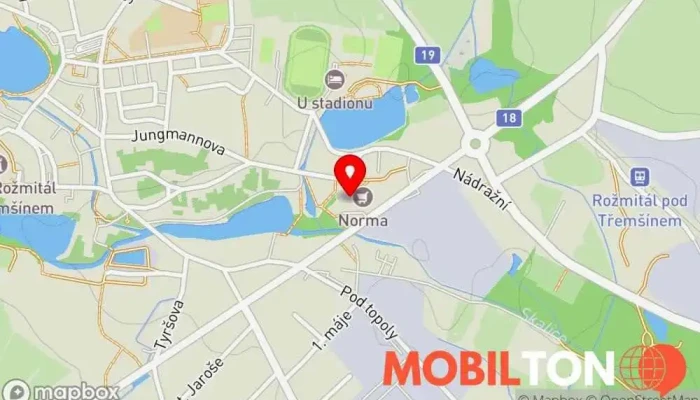 mapa ZEMAN maso-uzeniny Řeznictví, Bistro v Nádražní 831