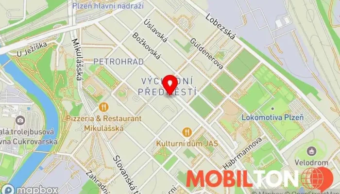 mapa ZetComp Opravy počítačů, Prodej kamerových systémů, Prodejna počítačového příslušenství, Počítačové poradenství, Prodejna počítačových potřeb, Počítačová podpora a služby, Prodej použitých počítačů v Plzeň 2-Slovany