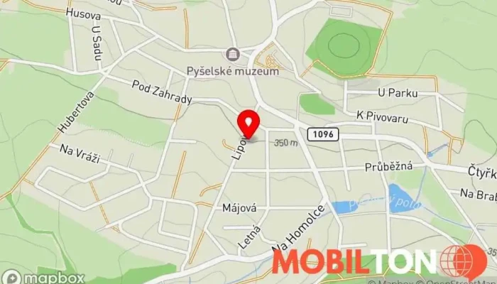 mapa Zmrzlina Pod školou Prodej zmrzliny v Lipová 87