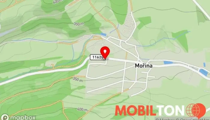 mapa Zmrzlina z Opočna Restaurace v Unnamed Road
