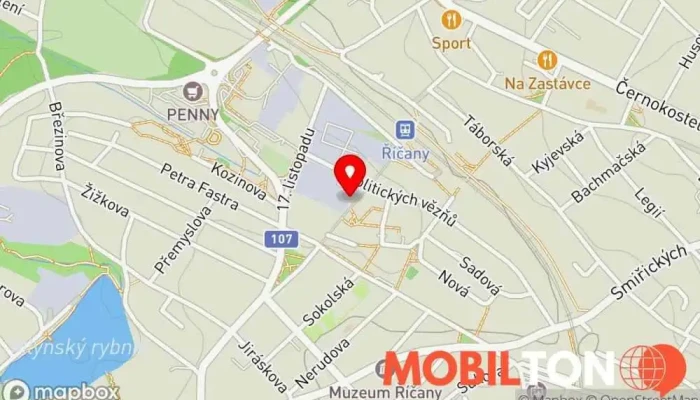 mapa ZÓNA SVOBODY Rychlé občerstvení v Cesta Svobody 1212/1